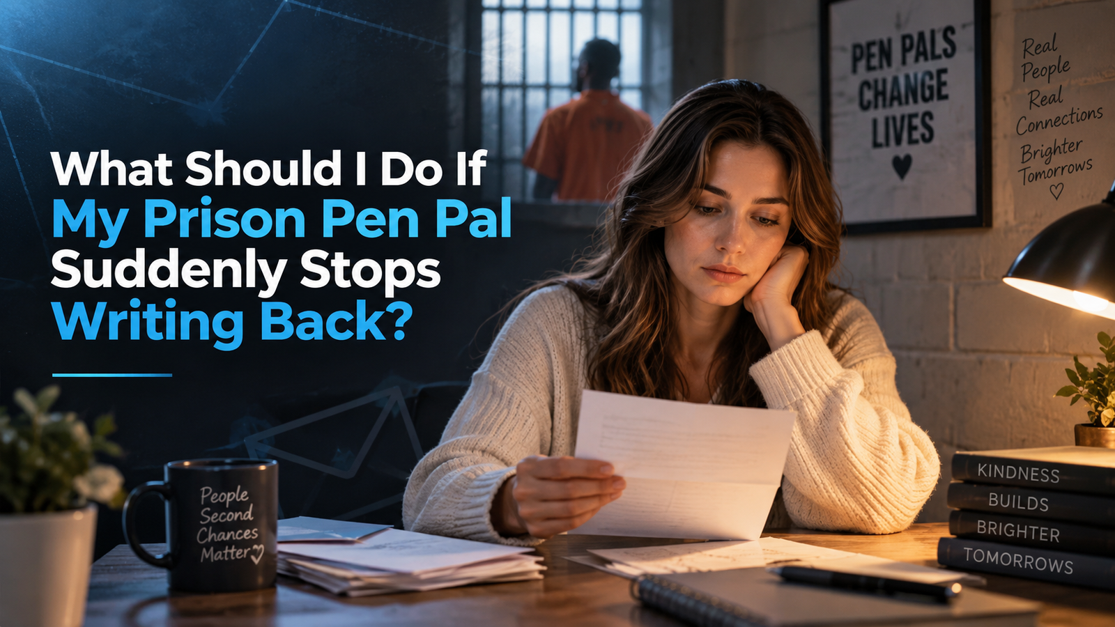 What Should I Do If My Prison Pen Pal Suddenly Stops Writing Back?