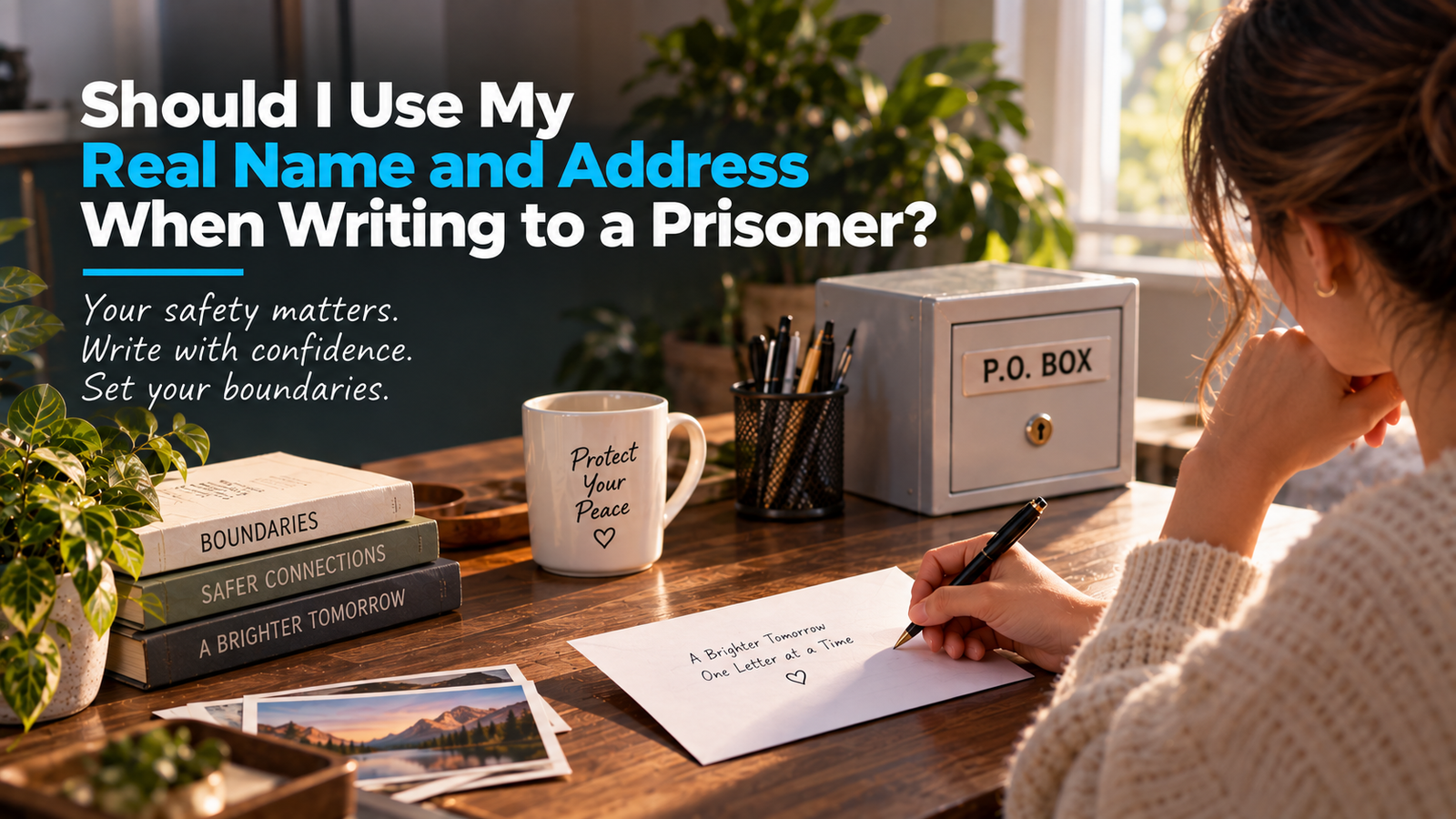 Should I Use My Real Name and Address When Writing to a Prisoner?